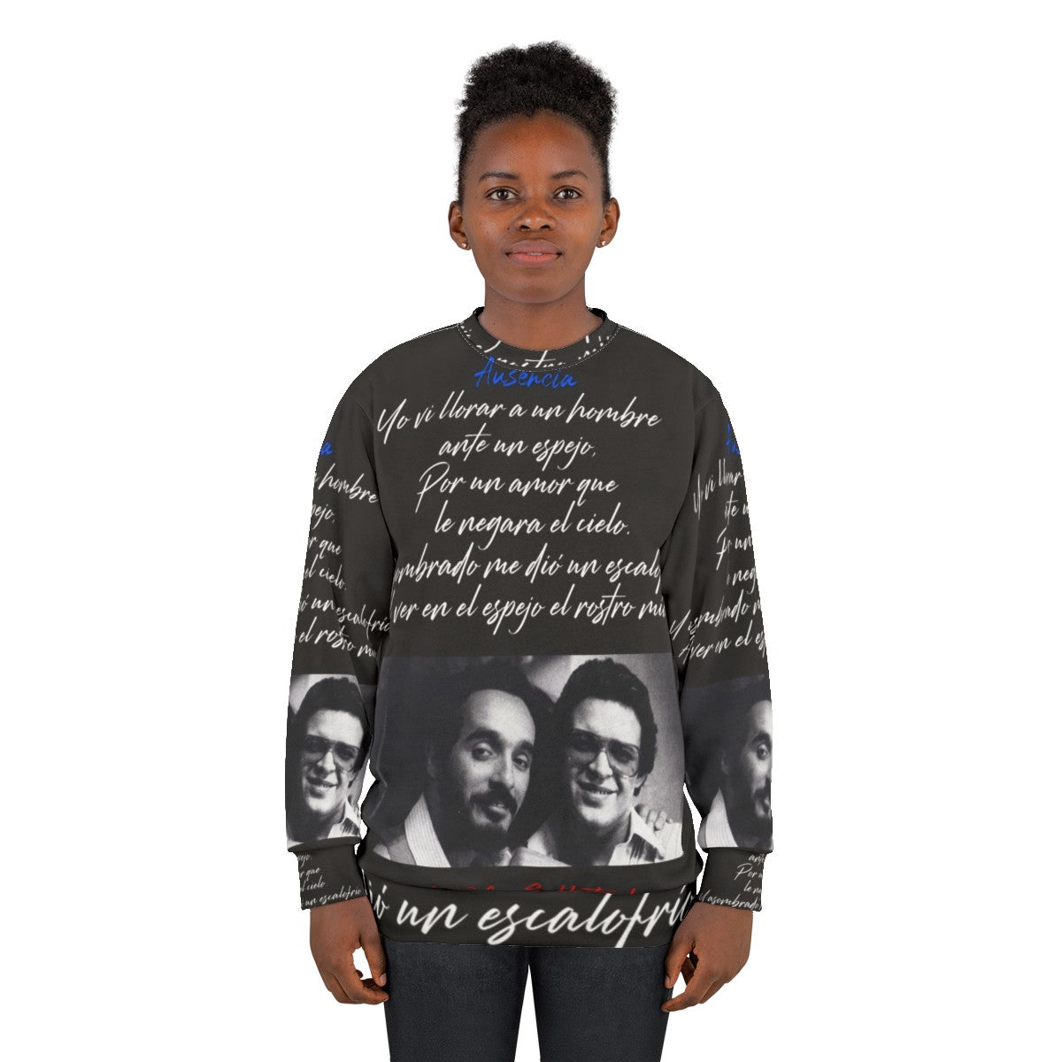 Salsa Legends Willie Colon and Hector Lavoe Ausencia Sweatshirt - women