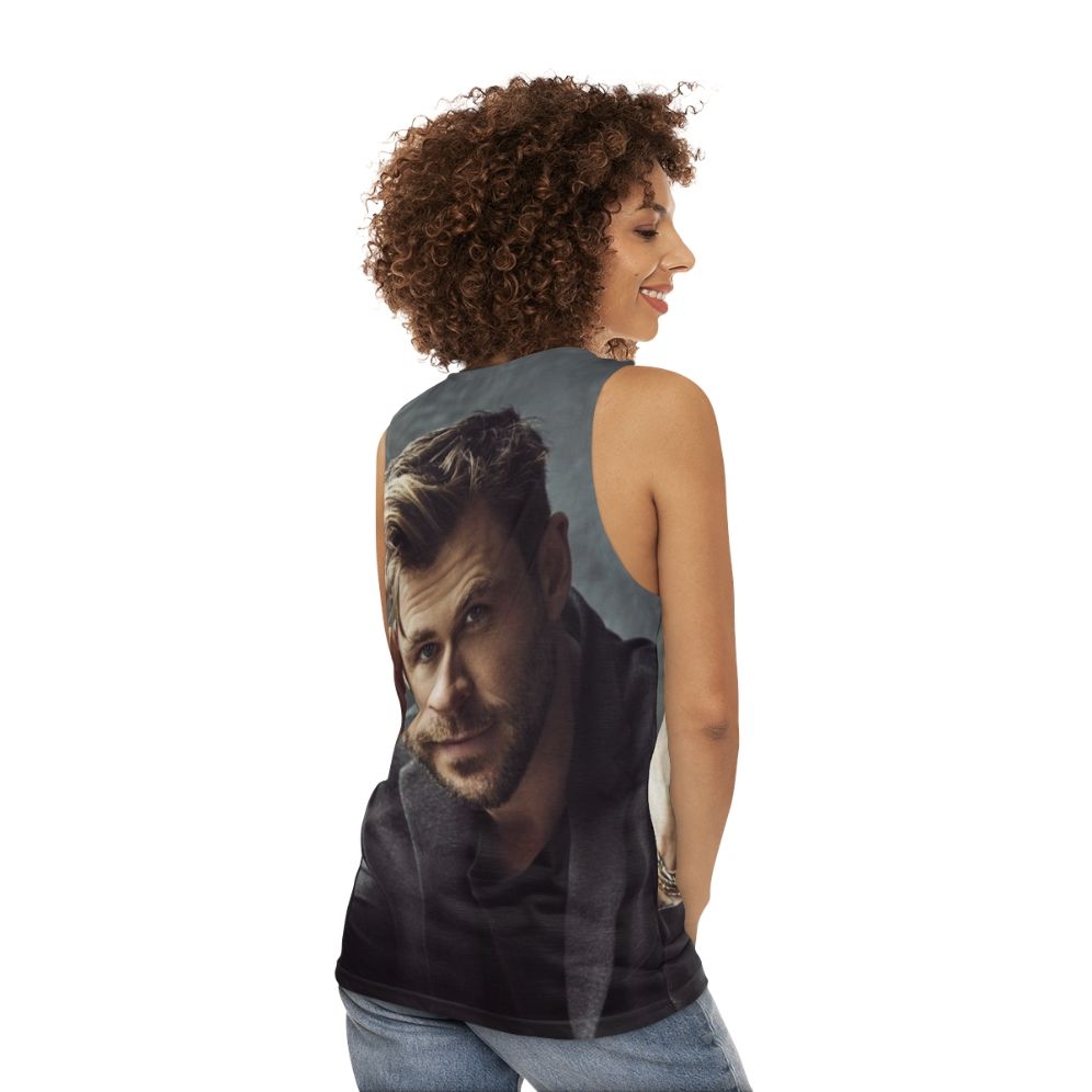 Chris Hemsworth Unisex Tank Top - women back