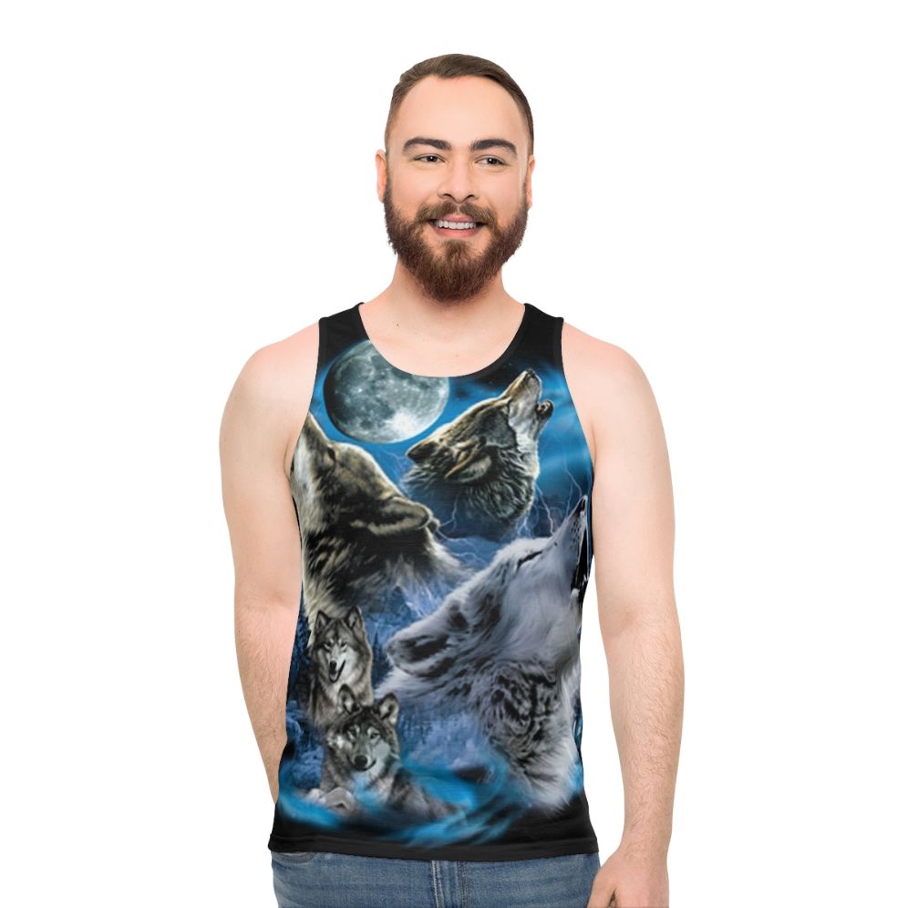 Wolf Family Unisex Tank Top - men