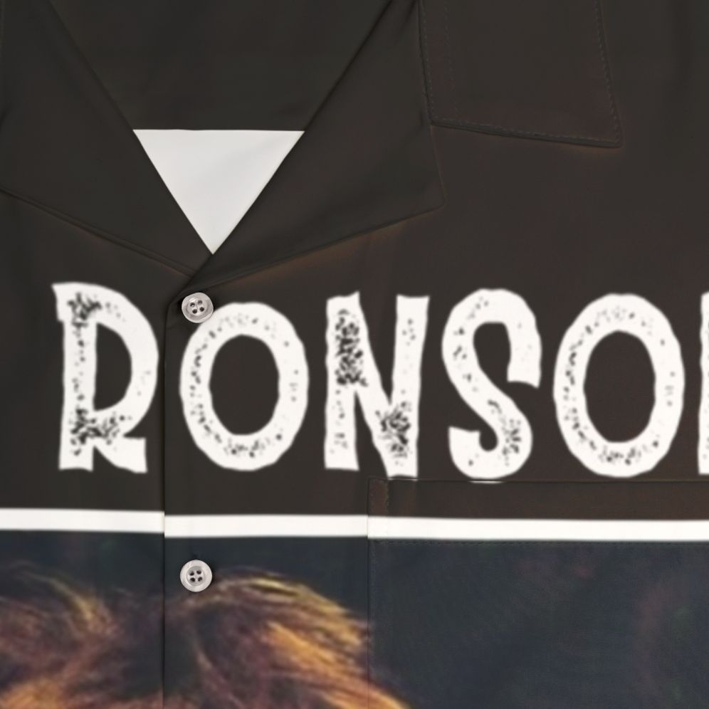 Mick Ronson Guitarist Hawaiian Shirt - Detail