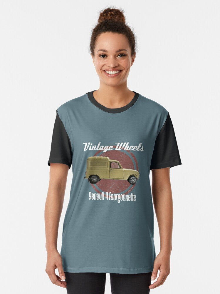 Vintage Renault 4 Fourgonette graphic t-shirt - Women