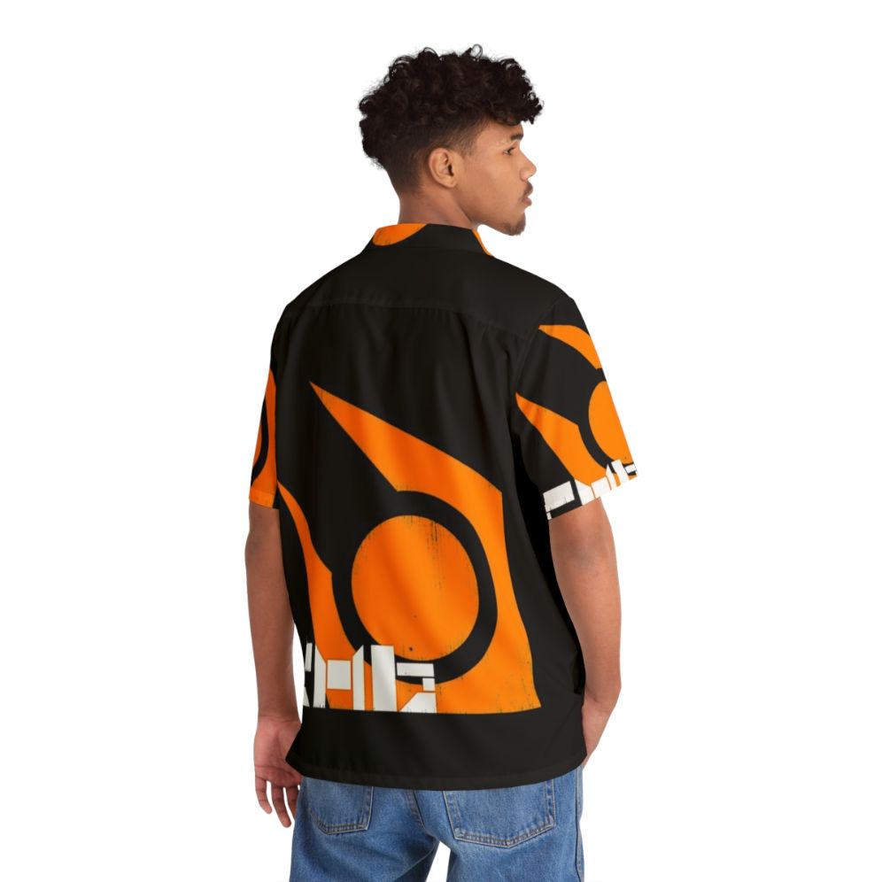 Half Life 2 Combine Grunge Hawaiian Shirt - People Back