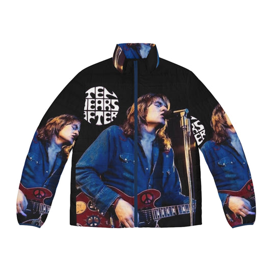 Ten Years After puffer jacket featuring the classic rock band's logo