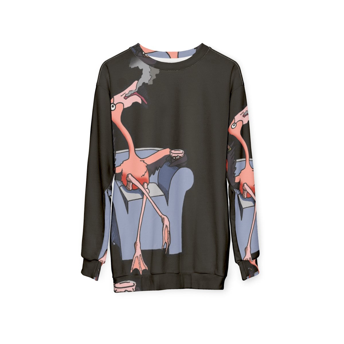 Boston Legal Flamingos Alan Shore Sweatshirt - hanging