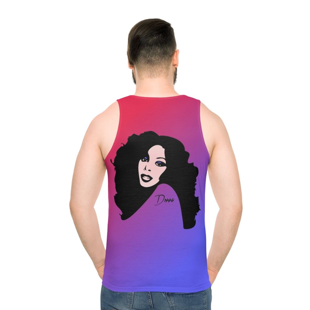 Donna Summer Pop Art Unisex Tank Top - men back