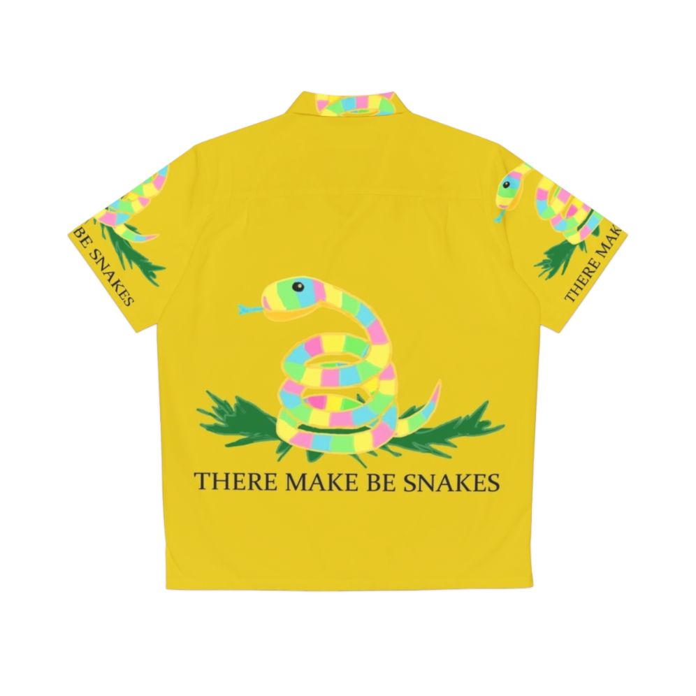 Snakes Pattern Hawaiian Shirt - Back