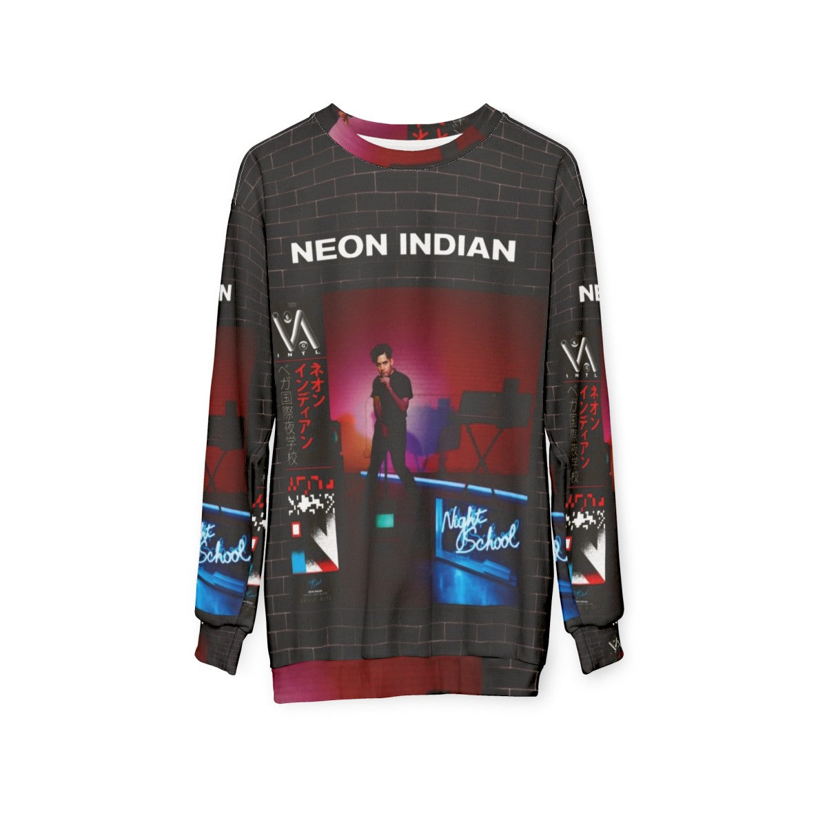 Neon Indian Vega Intl Night School Sweatshirt - hanging