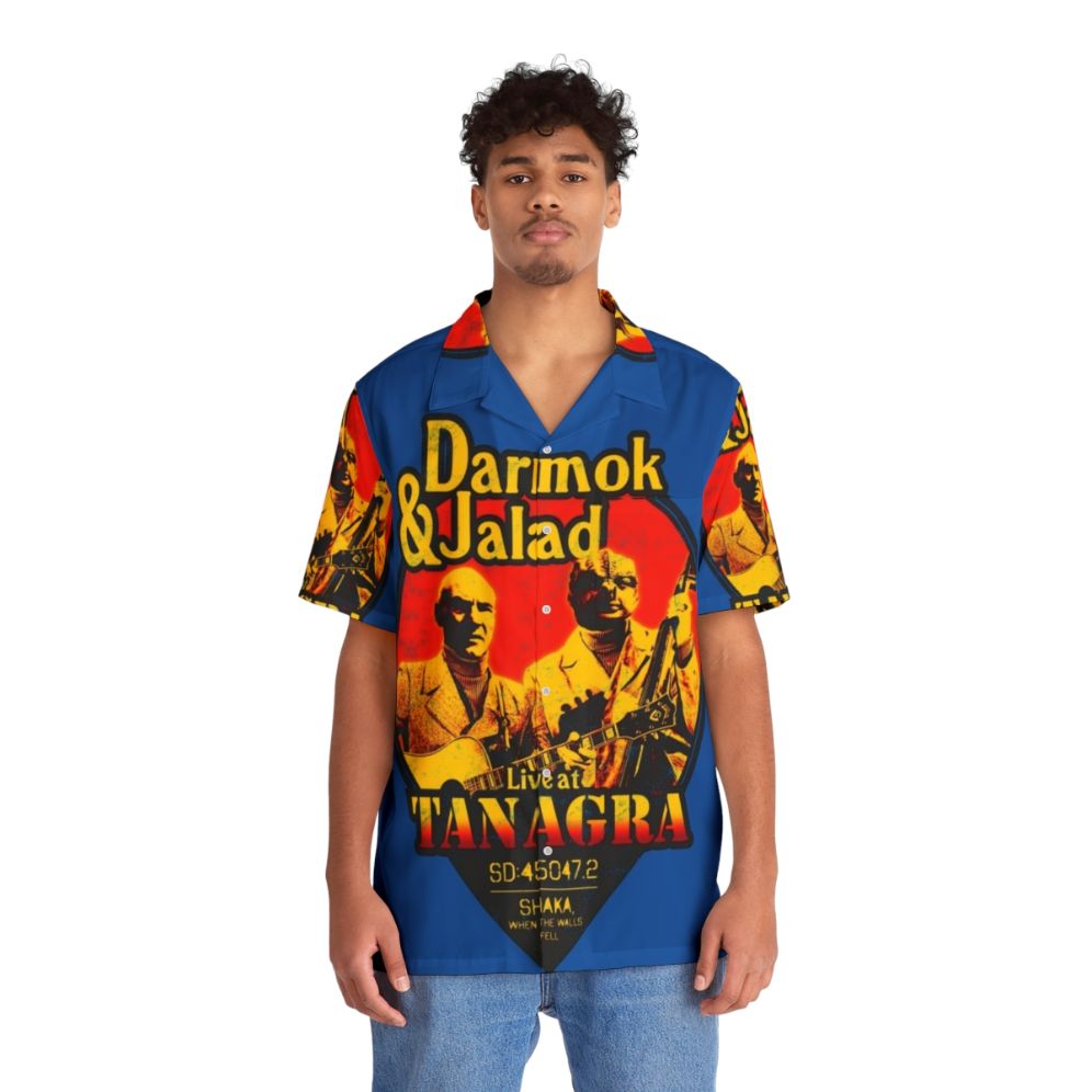 Darmok and Jalad at Tanagra Sci-Fi Hawaiian Shirt - People Front