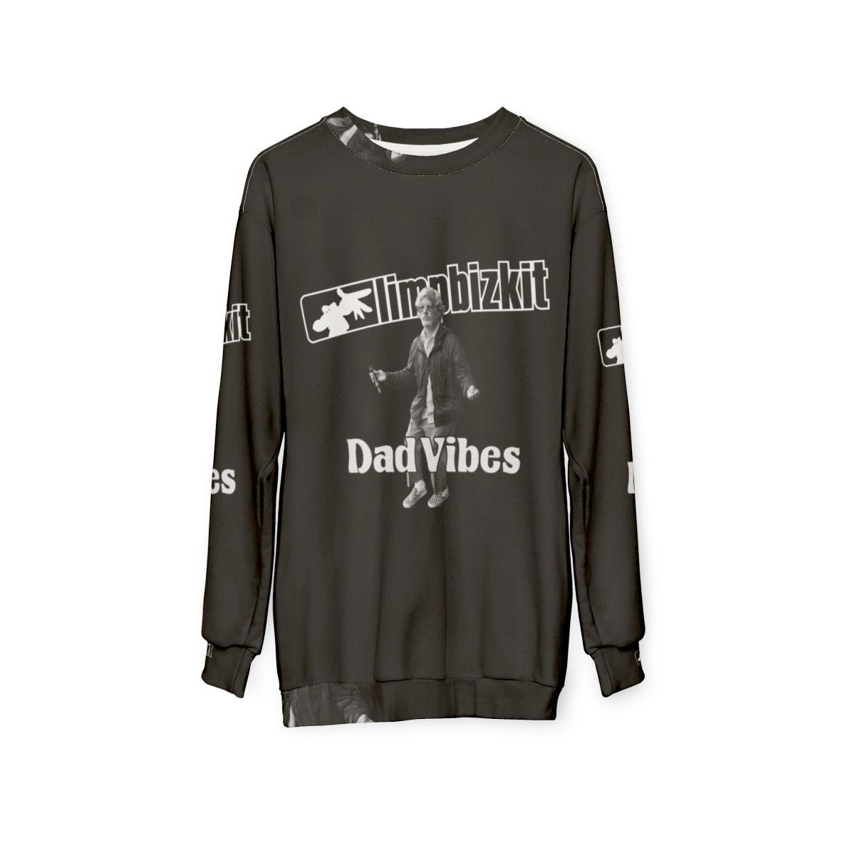 Limp Bizkit Rapcore Band New Single Dad Vibes Logo Sweatshirt - hanging