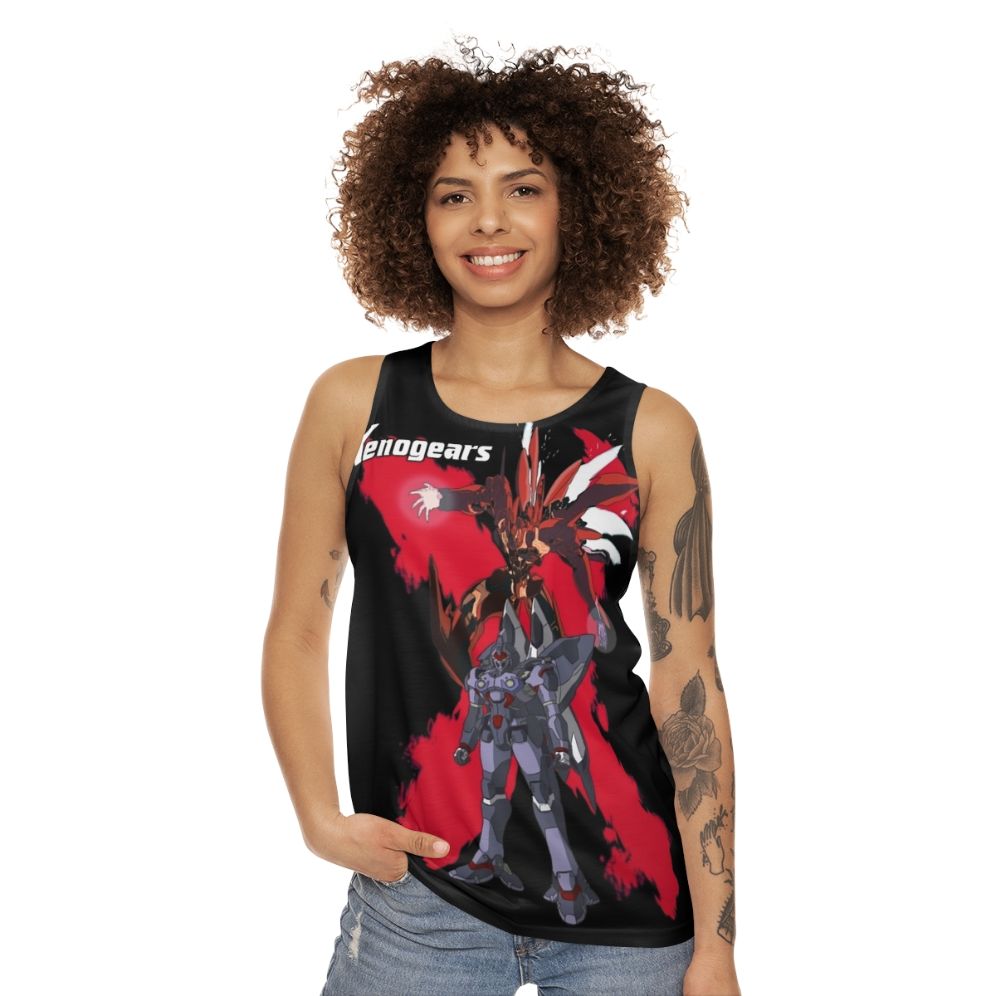 Xenogears Weltall Slayer of God Unisex Tank Top - women