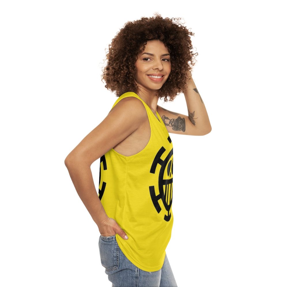 Trafalgar Law One Piece Anime Manga Cosplay Graphic Tank Top - women side