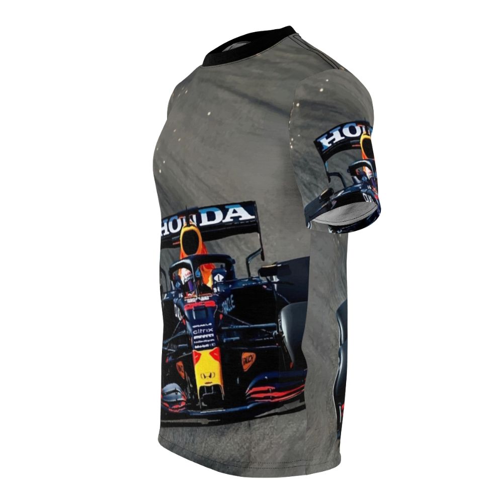 Spark Inspired Max Verstappen Retro Formula 1 T-Shirt - men left