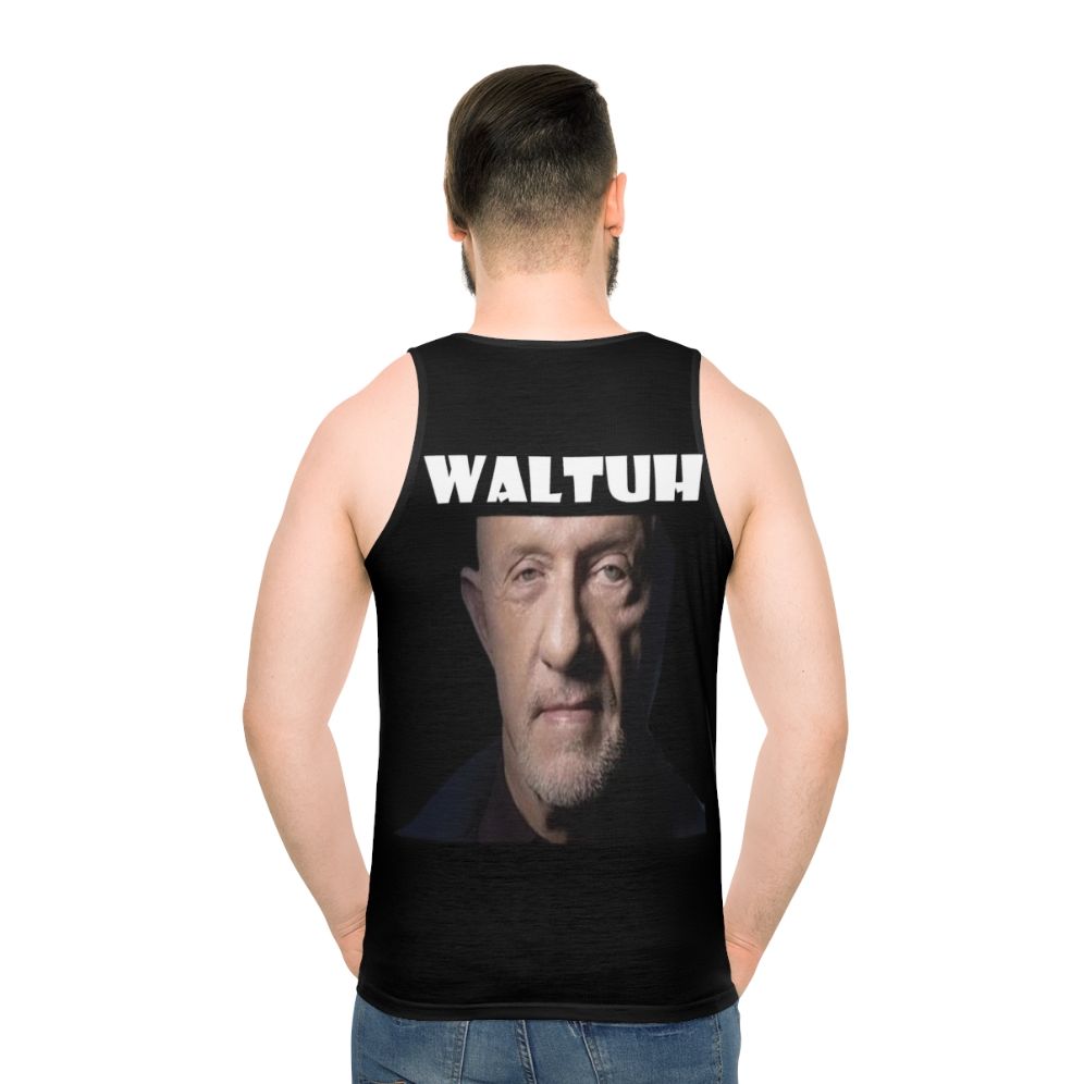 Breaking Bad inspired Waltuh unisex tank top - men back