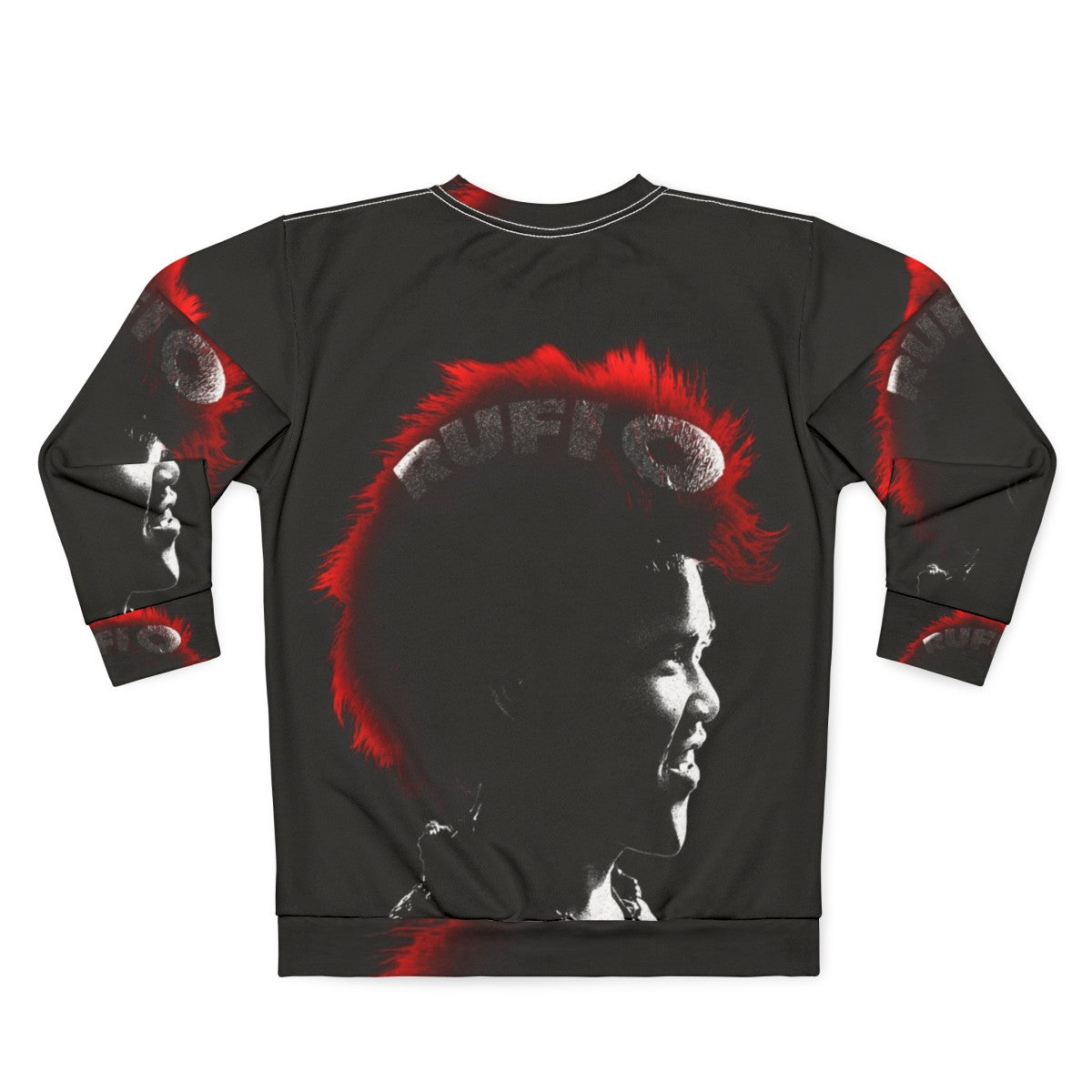 Rufio Sweatshirt with Peter Pan and Hook Design - Back