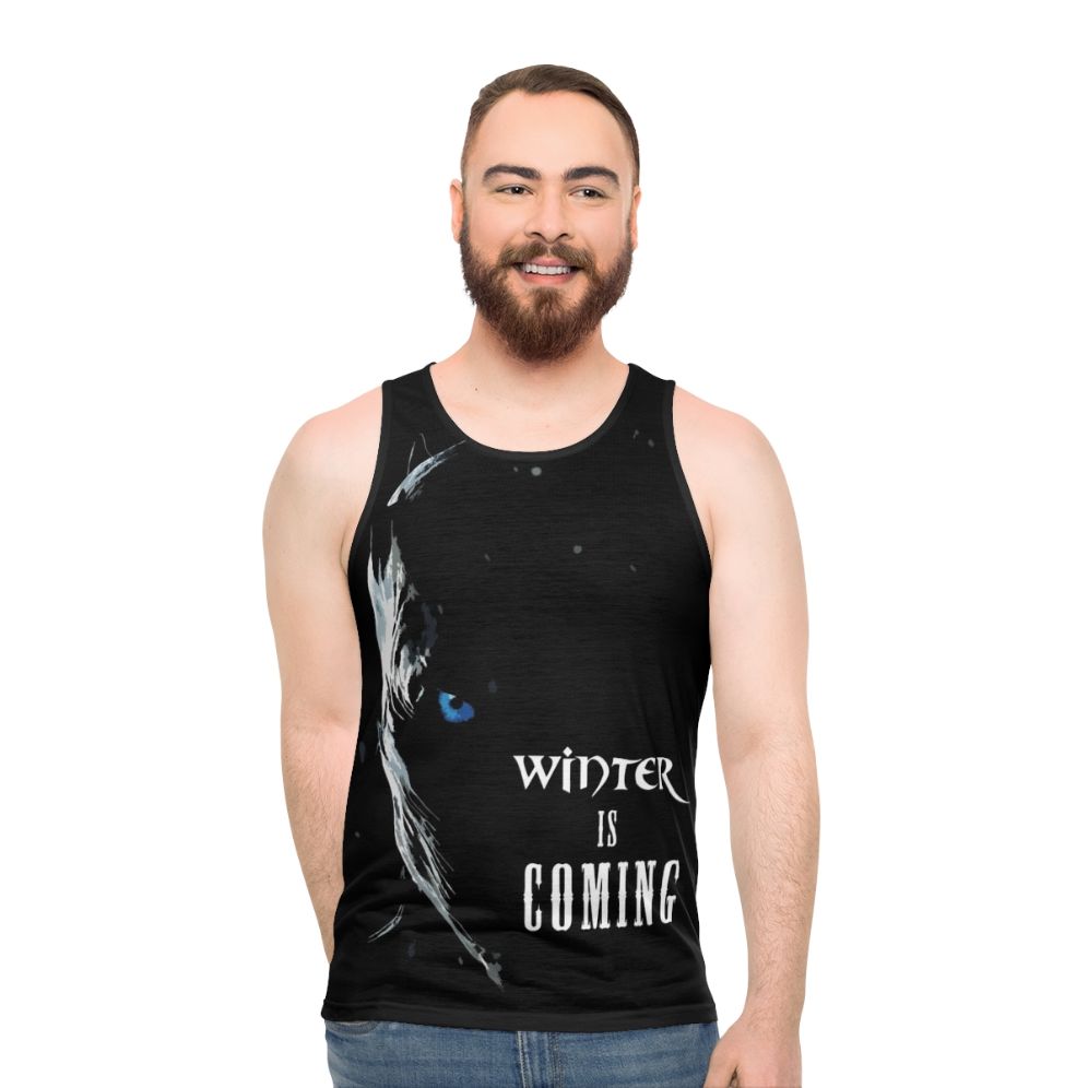 Unisex 'Winter Is Coming' Game of Thrones Inspired Tank Top - men