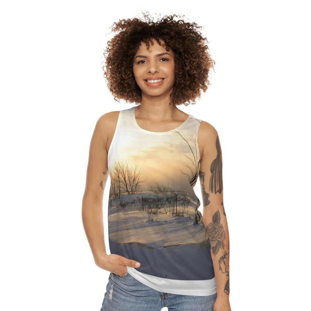 Cozy Winter Unisex Tank Top - women