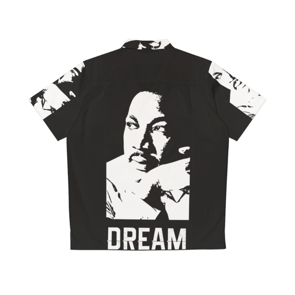 Martin Luther King Hawaiian Shirt with "I Have a Dream" slogan - Back