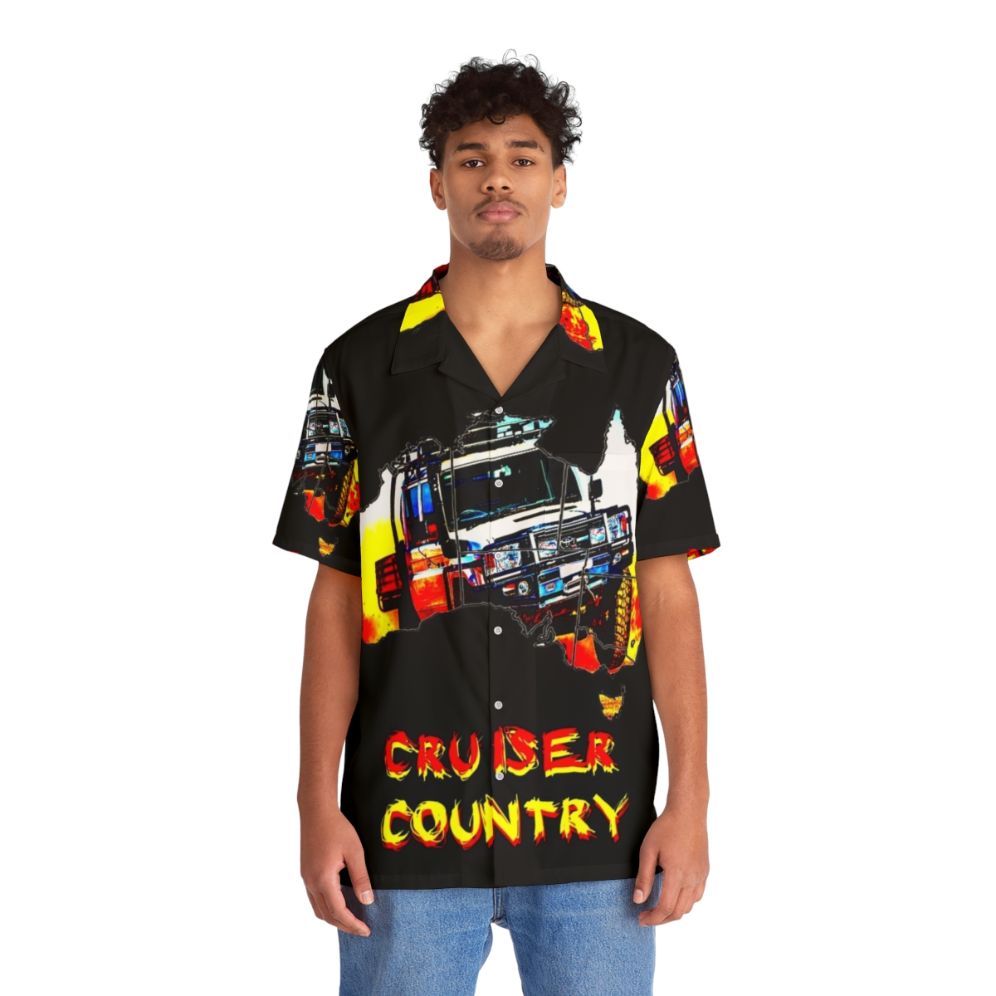 Toyota Landcruiser Australian 79 Series Hawaiian Shirt - People Front