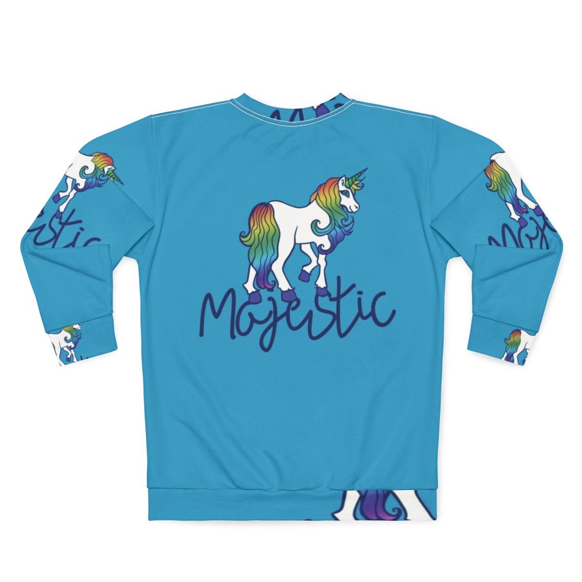 Majestic magical unicorn sweatshirt - Back