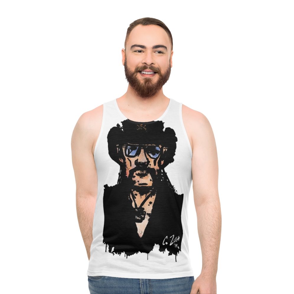 Lemmy Kilminster Motorhead Iconic Musician Portrait Unisex Tank Top - men