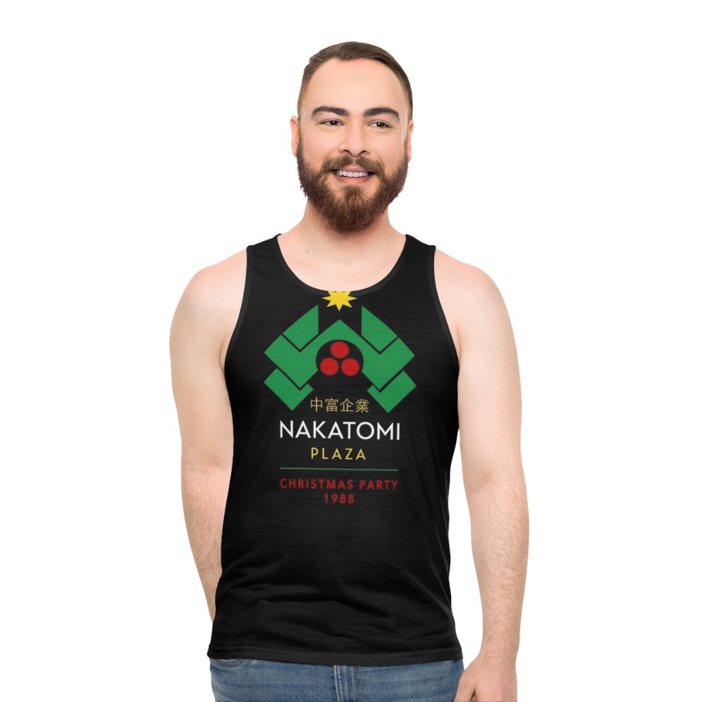 Retro Nakatomi Plaza Christmas Party 1988 Unisex Tank Top - men