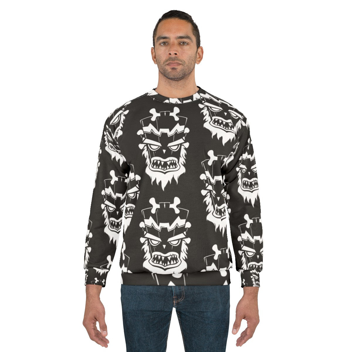 Crash Bandicoot Game Over Uka Uka Tiki Sweatshirt - men