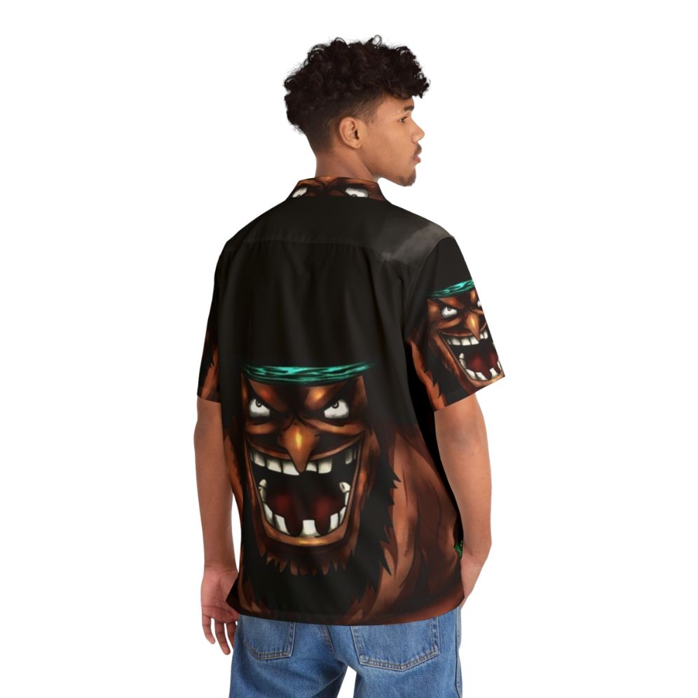 Blackbeard Marshall D. Teach One Piece Hawaiian Shirt - People Back