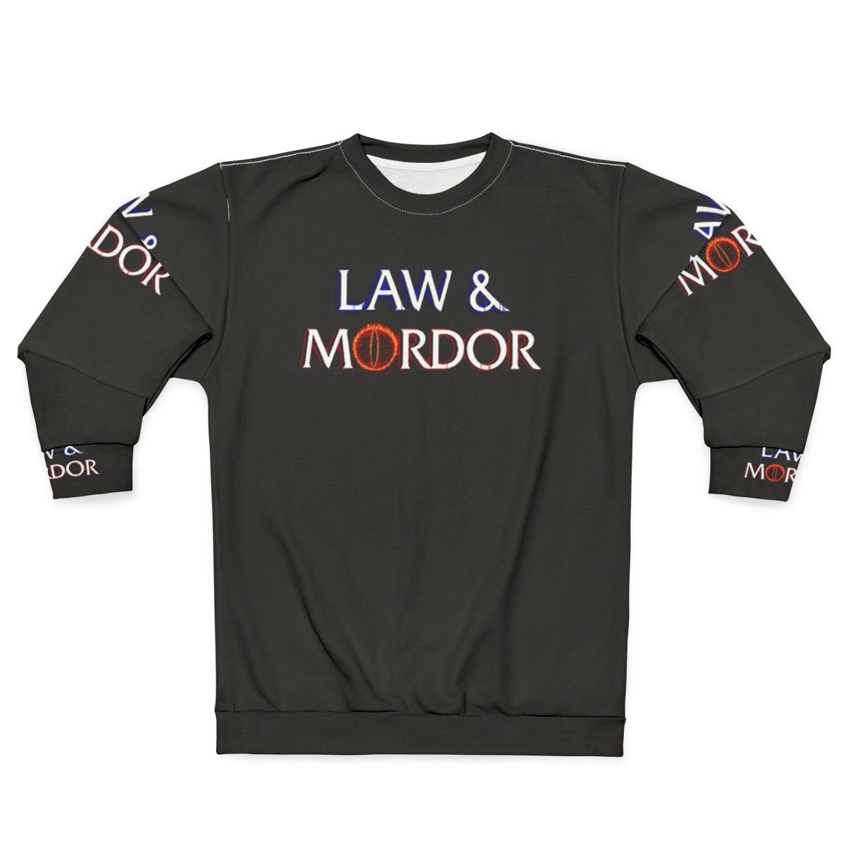 Lord of the Rings inspired "Law and Mordor" sweatshirt