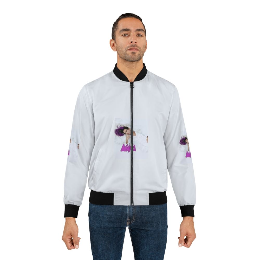 MIKA Bomber Jacket featuring summer festival inspired design - Lifestyle