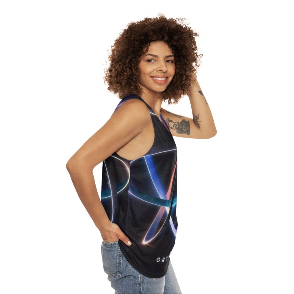 Gryffin Unisex Tank Top for Casual and Athletic Wear - women side