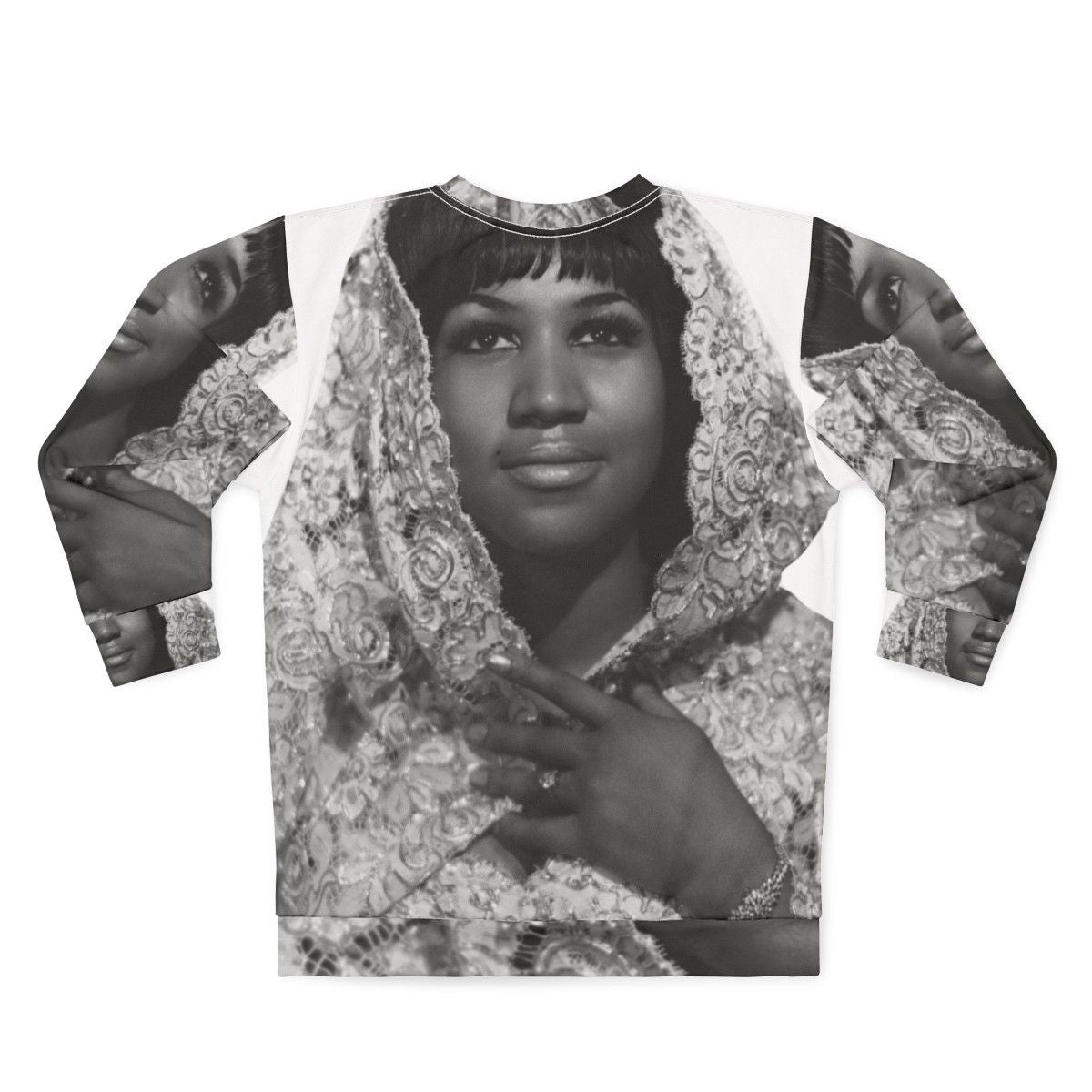 Aretha Franklin Queen of Soul Sweatshirt - Back