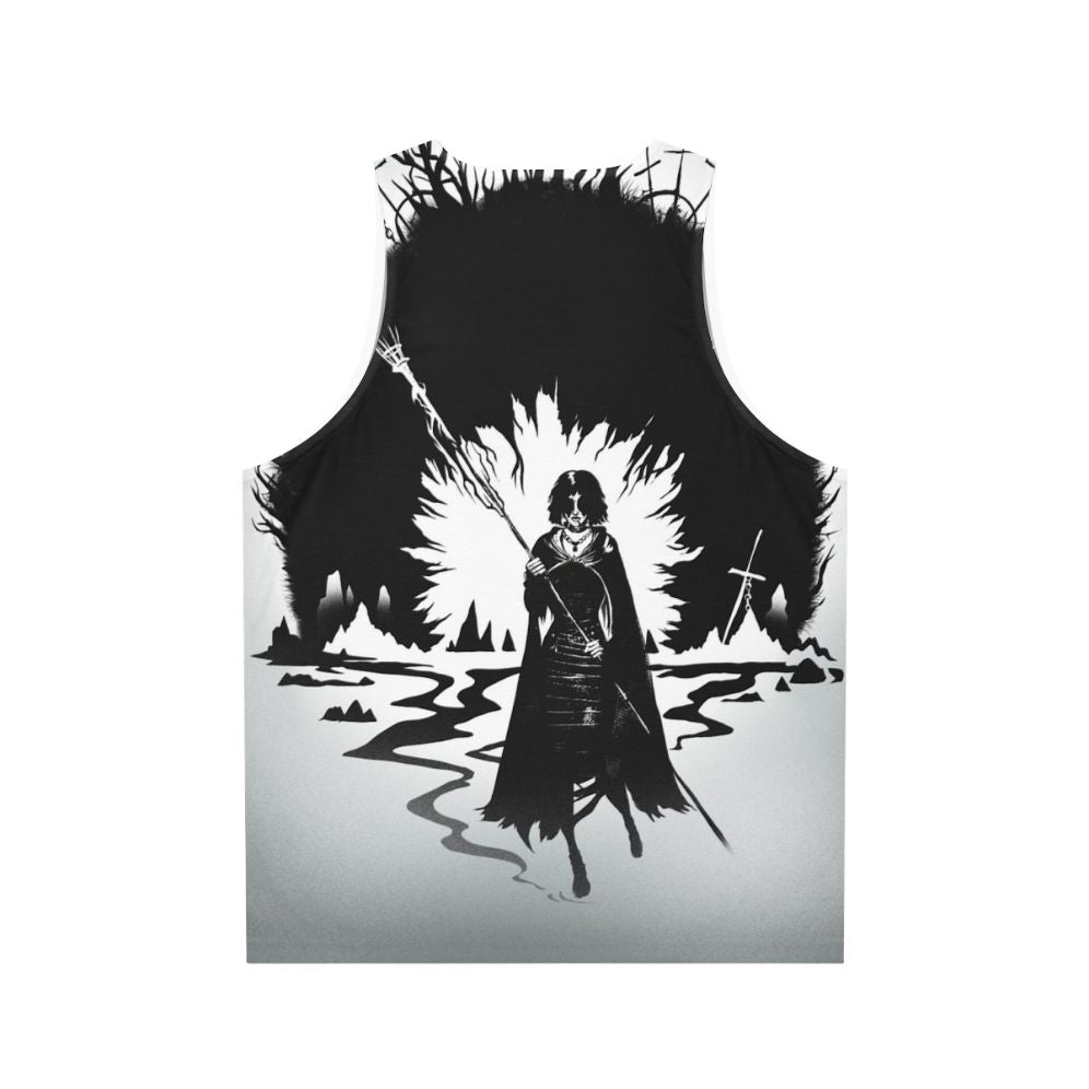 Dark Souls Maiden in Black Unisex Tank Top - Back