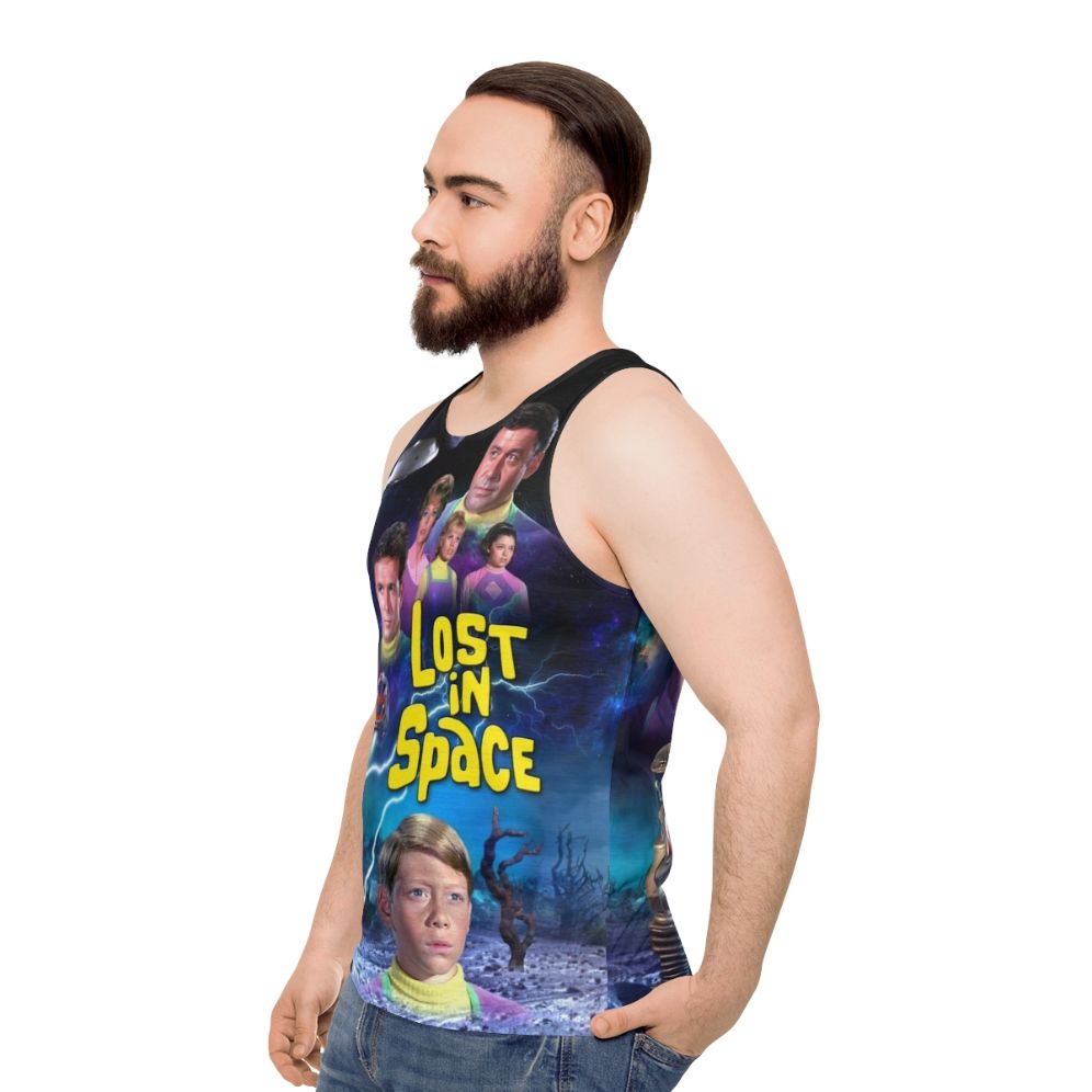 Lost In Space Unisex Sci-Fi Tank Top - men side