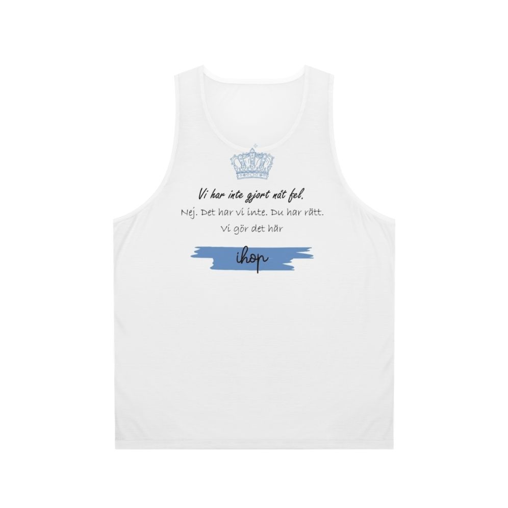 Young Royals Unisex Tank Top with Prince Wilhelm and Simon Eriksson