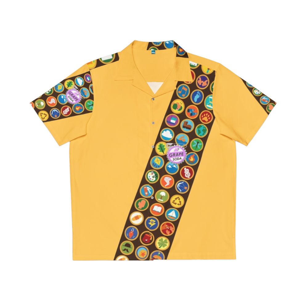 Wilderness explorer Hawaiian shirt with tropical floral pattern