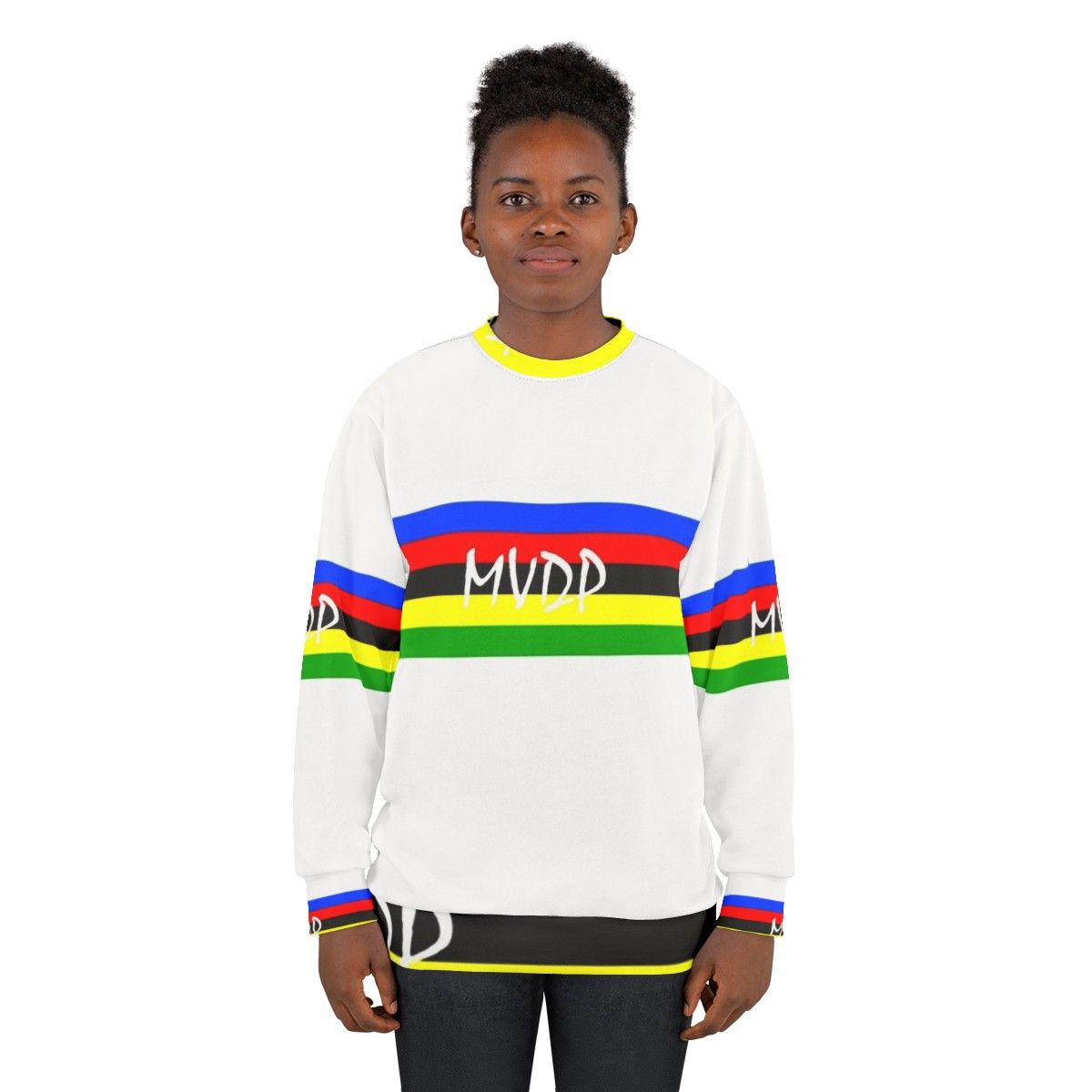 Mathieu Van Der Poel World Champion Cycling Sweatshirt - women