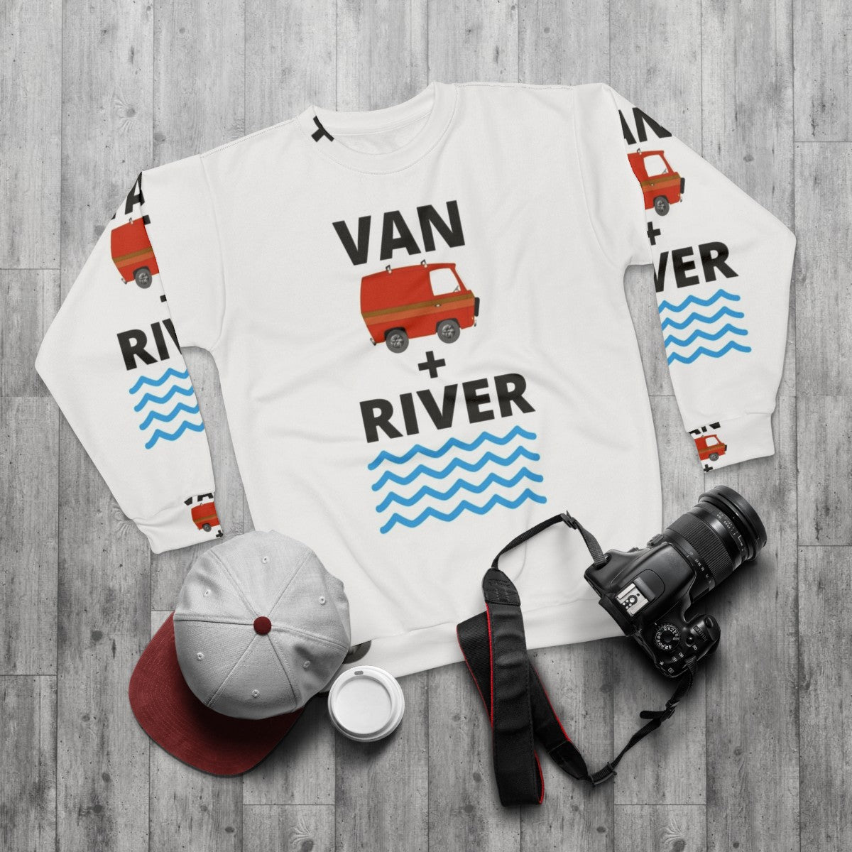 Van Down By The River Sweatshirt - flat lay