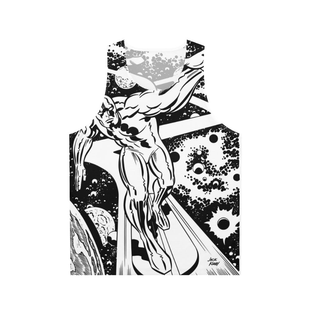 Silver Surfer cosmic superhero unisex tank top