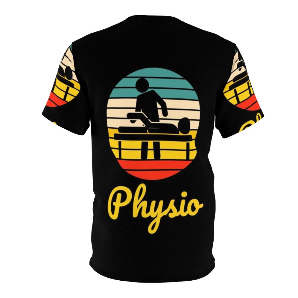 Retro Physio Physiotherapist T-shirt with vintage-inspired design - Back