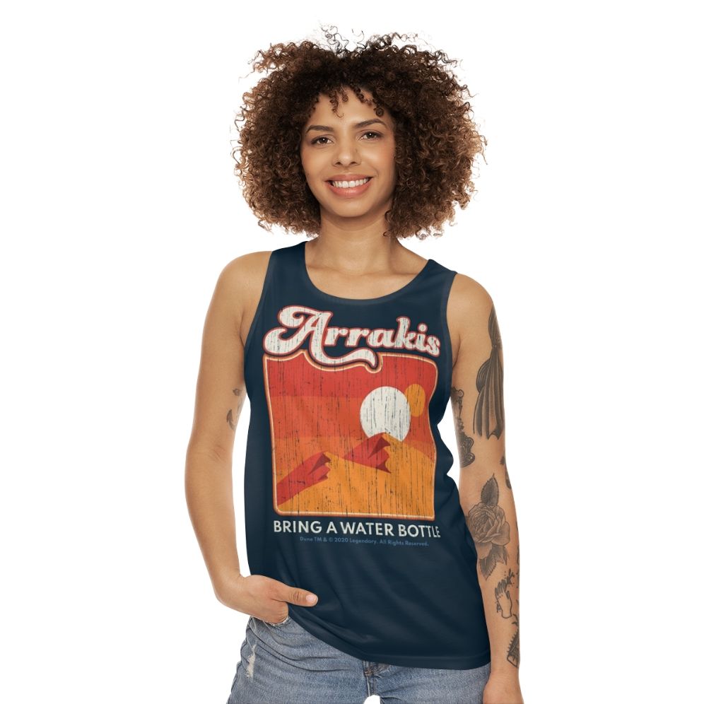 Dune 2020 Arrakis Desert Design Unisex Tank Top - women