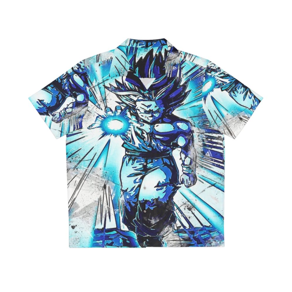 Anime-themed Hawaiian shirt with characters