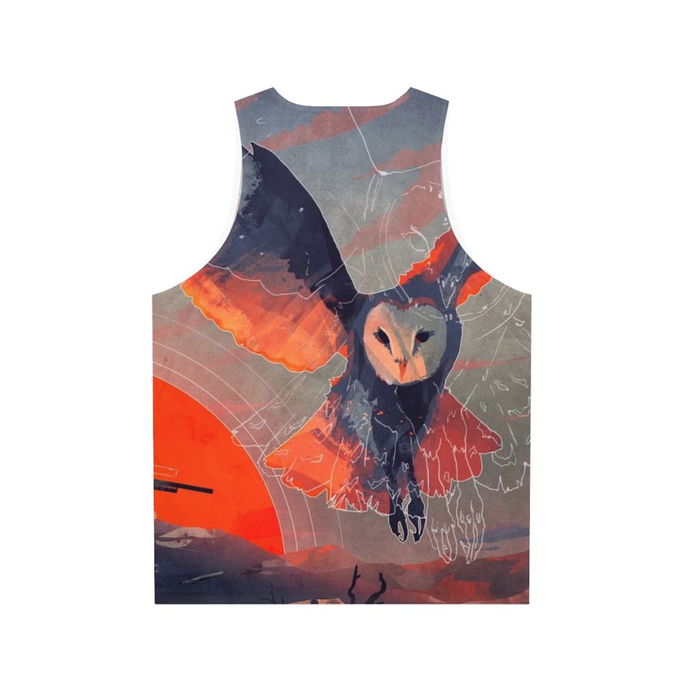 Owl hunter graphic tank top - Back