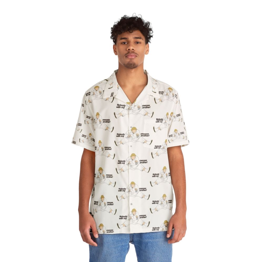 "Chris Farley's 'Beverly Hills Ninja' Hawaiian Shirt" - People Front