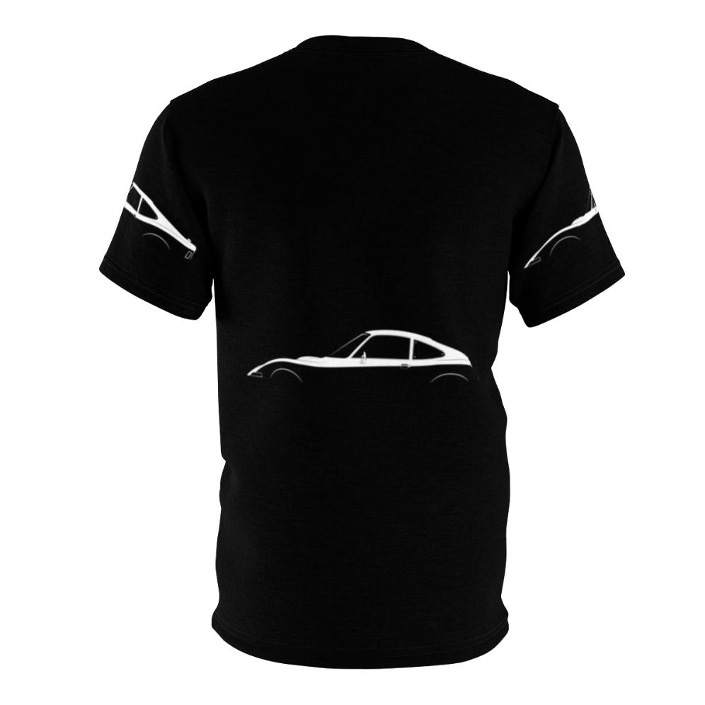 Opel GT Silhouette Car Outline T-Shirt Design - Back