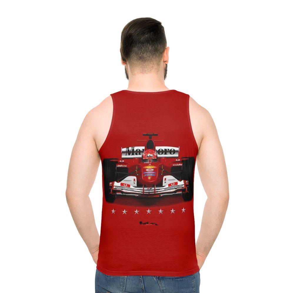 Formula One F1 Champion Unisex Tank Top - men back