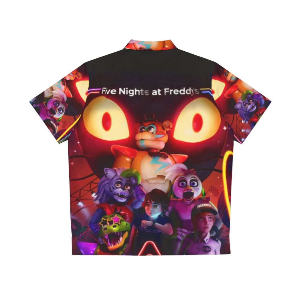 fnaf security breach hawaiian shirt merchandise - Back