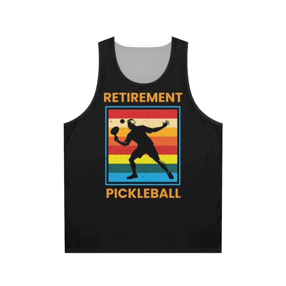 Pickleball Retirement Unisex Tank Top