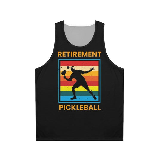 Pickleball Retirement Unisex Tank Top