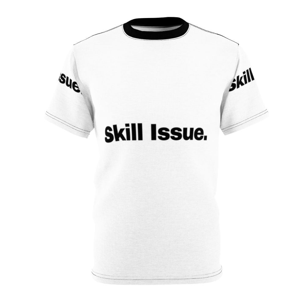 Funny gaming t-shirt for casual gamers with "Skill Issue" text