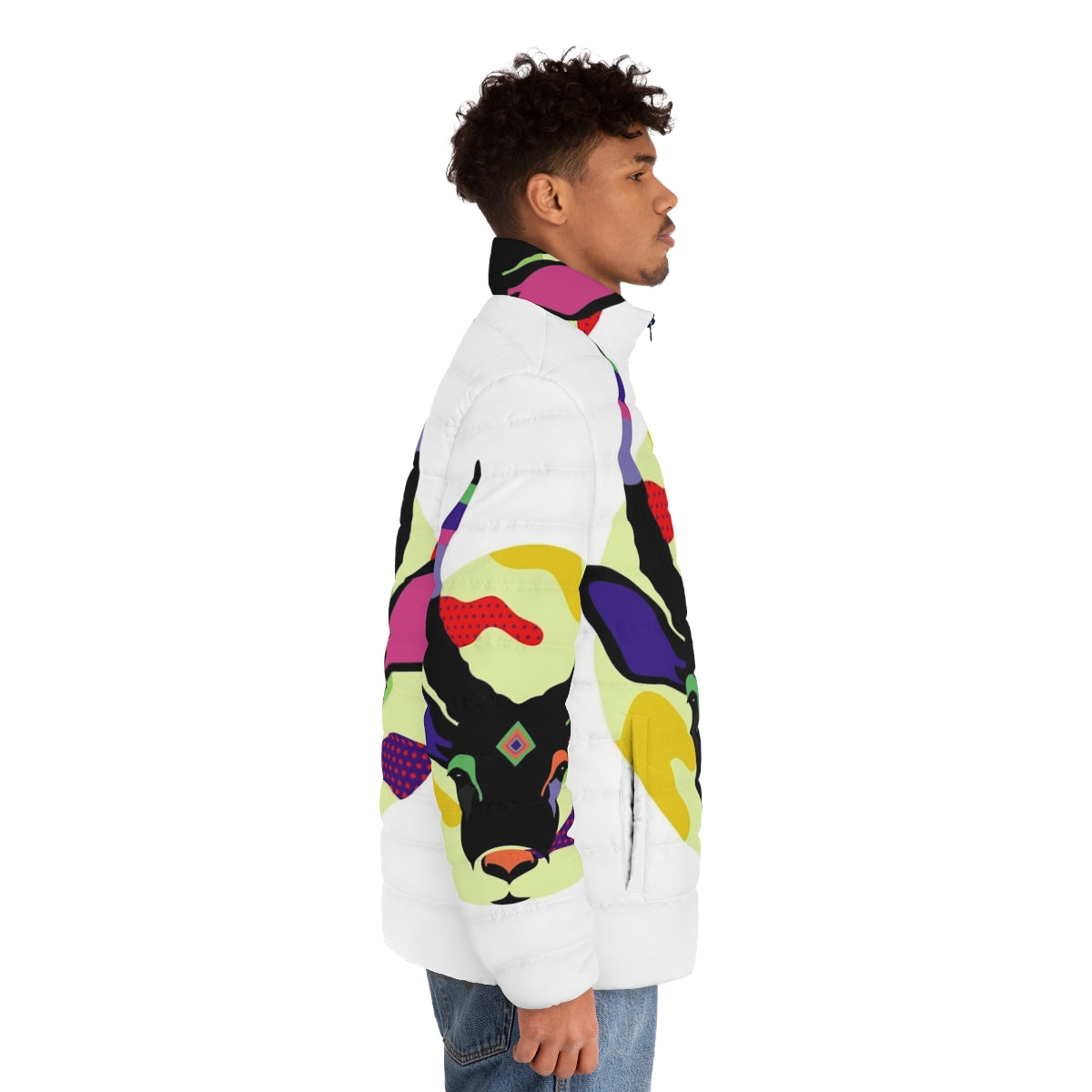 Impala puffer jacket in a retro 80s design - men side right